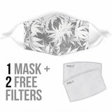 Dank Master OG White Custom Weed Leaf Face Mask