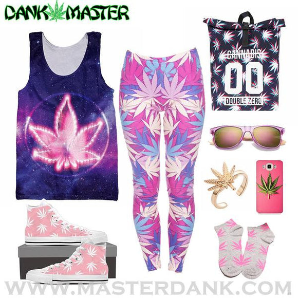 Pink Weed Outfit