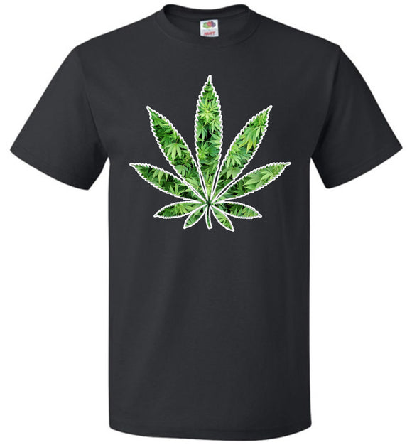 Dank Master Signature Weed Leaf T-shirt - Dank Master