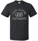 Dank Master 420 University T-shirt - Black - Dank Master