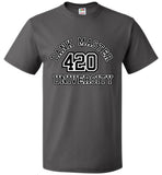 Dank Master 420 University T-shirt - Black - Dank Master