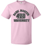 Dank Master 420 University T-shirt - Pink & Red - Dank Master