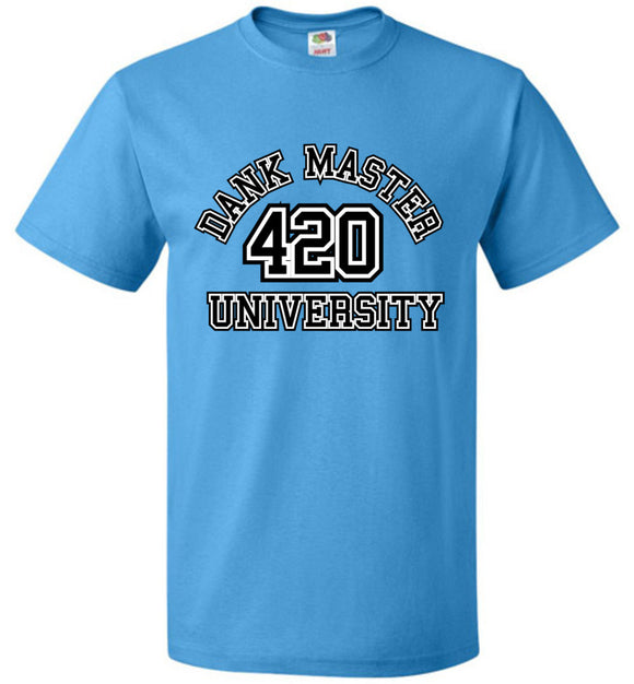 Dank Master 420 University T-shirt - Blue [5 colors] - Dank Master