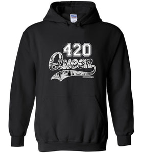 Dank Master 420 Queen Hoodie - Black - Dank Master