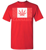 Dank Master Canadian Cannabis Flag T-Shirt - Dank Master