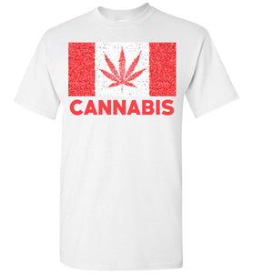 Dank Master Canadian Cannabis Flag T-Shirt - Dank Master