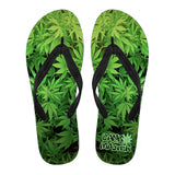 Dank Master Green Weed Flip Flops - Dank Master