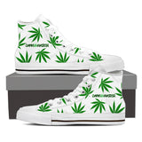 Dank Master Weed Leaf High Top Canvas Shoes - Dank Master