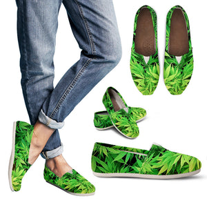 Dank Master Green Weed Women's Casual Shoes - Dank Master