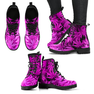 [50% OFF] Dank Master Hot Pink Weed Boots - Dank Master