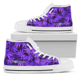 Dank Master Purple Weed High Top Canvas Shoes - Dank Master