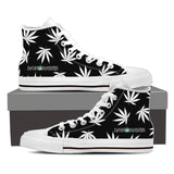 Dank Master Weed High Top Canvas Shoes - Black [2 colors] - Dank Master