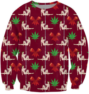 Dank Master Weed Women Christmas Sweatshirt - Dank Master