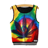 Dank Master Rainbow Weed Crop Top - Dank Master