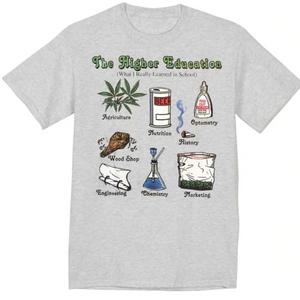 Dank Master The Higher Education T-shirt - Dank Master