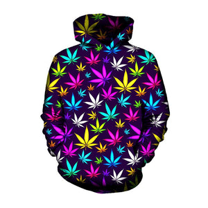 Dank Master Colorful Weed Hoodie Pullover - Dank Master