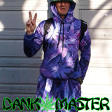 [42% OFF] Dank Master Purple Leaf Hoodie - Dank Master