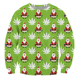 Dank Master Canna Santa Christmas Sweatshirt - Dank Master