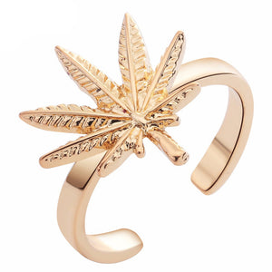 Dank Master Adjustable Weed Leaf Ring - Dank Master