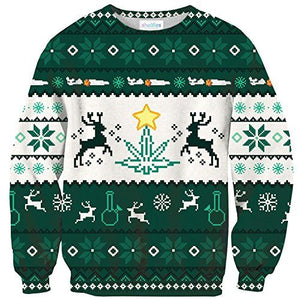 Dank Master Reindeer Christmas Sweatshirt - Dank Master