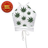 Dank Master Halter Weed Crop Top - Dank Master