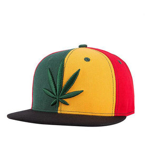 Dank Master Rasta Weed Snapback Hat - Dank Master