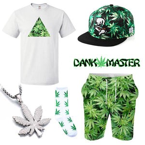 Dank Master Green Weed Summer Outfit - Dank Master