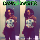 Dank Master Halter Weed Crop Top - Dank Master