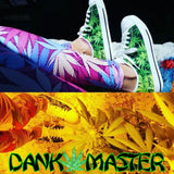 Dank Master Green Weed Low Top Canvas Shoes - Dank Master