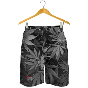 Dank Master Men's OG Black Signature Weed Leaf Shorts