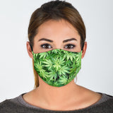 Dank Master Green Leaf Face Mask - Dank Master