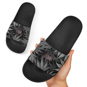 Dank Master OG Black Weed Leaf Sandals