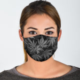Dank Master OG Black Custom Weed Leaf Face Mask