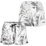 Dank Master Women's OG White Signature Weed Leaf Shorts