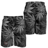 Dank Master Men's OG Black Signature Weed Leaf Shorts