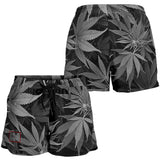 Dank Master Women's OG Black Signature Weed Leaf Shorts