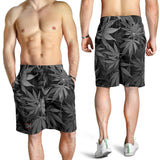 Dank Master Men's OG Black Signature Weed Leaf Shorts