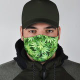 Dank Master Green Leaf Face Mask - Dank Master