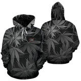 Dank Master OG Black Signature Weed Leaf Hoodie