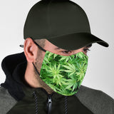 Dank Master Green Leaf Face Mask - Dank Master