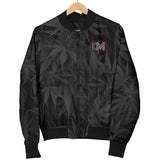 Dank Master OG Black Weed Men's Bomber Jacket - Dank Master