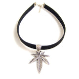 Dank Master Weed Leaf Choker Necklace - Dank Master