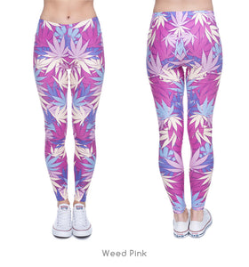 Dank Master Pink Weed Leggings - Dank Master