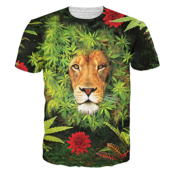 Dank Master Weed Lion Tee - Dank Master