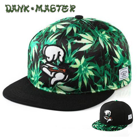 Dank Master Green Weed Snapback - Dank Master