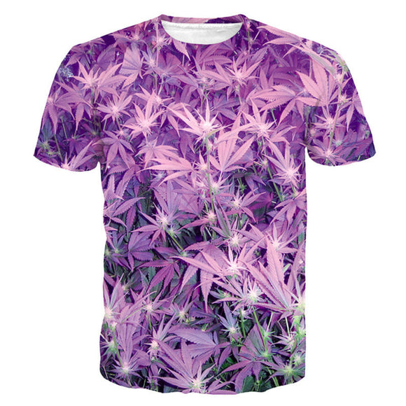 Dank Master Purple Leaf T-shirt - Dank Master