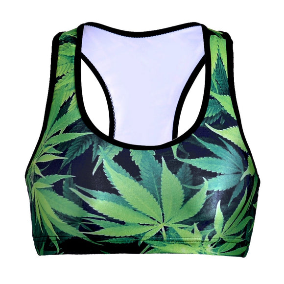 Dank Master Weed Sports Bra - 1 - Dank Master