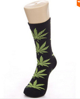 Dank Master Color Weed Leaf Socks