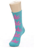 Dank Master Color Weed Leaf Socks - Dank Master