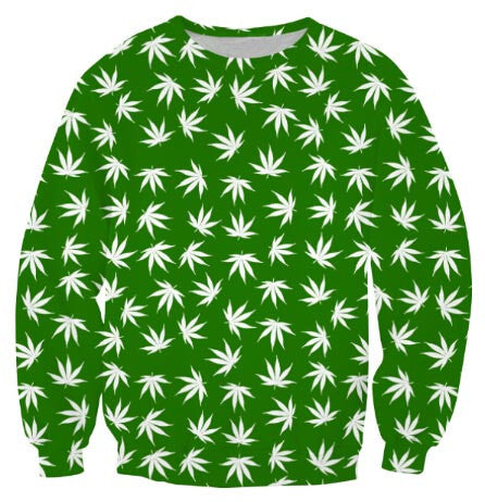 Dank Master Green Leaf Sweatshirt - Dank Master